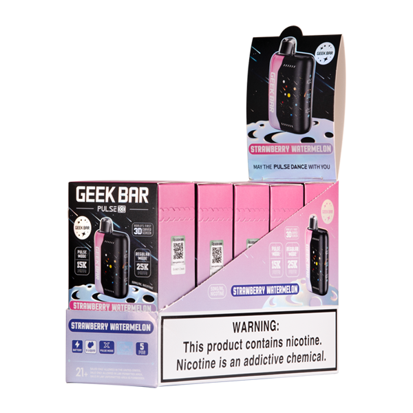 Strawberry Watermelon Geek Bar Pulse X 25K - Image 2