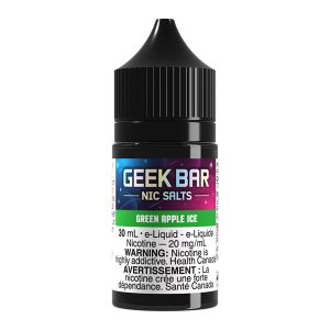 Geek Bar Salt Nic E-Liquid - Green Apple Ice 30ml