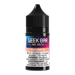 Geek Bar Salt Nic E-Liquid - Peach Berry Ice 30ml